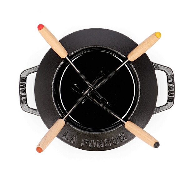 ストウブ ミニ フォンデュセット グレー 約230ml チョコ