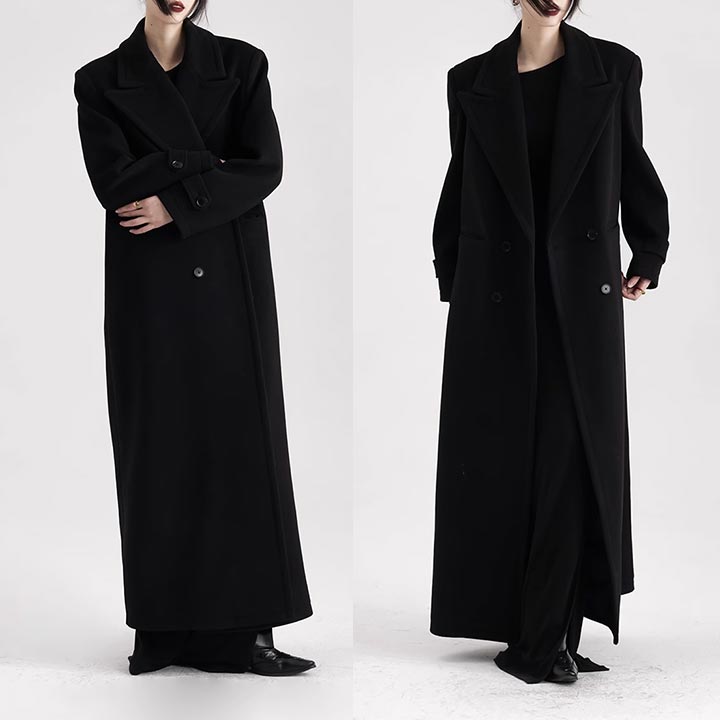 楽天市場】人気新作 チェスターコート ビッグコート ロング丈 襟付き