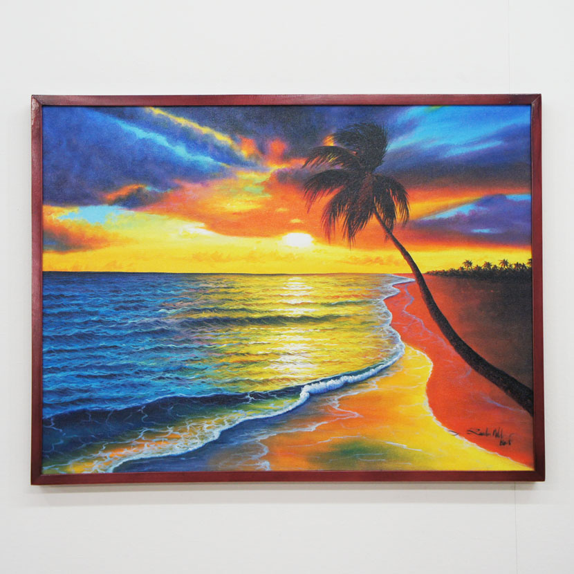 楽天市場】【送料無料！】バリ絵画・バリの海・83×63cm / リゾート