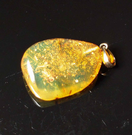 楽天市場】化石 虫入り琥珀 ネックレス ペンダントトップ 蜘蛛 気泡