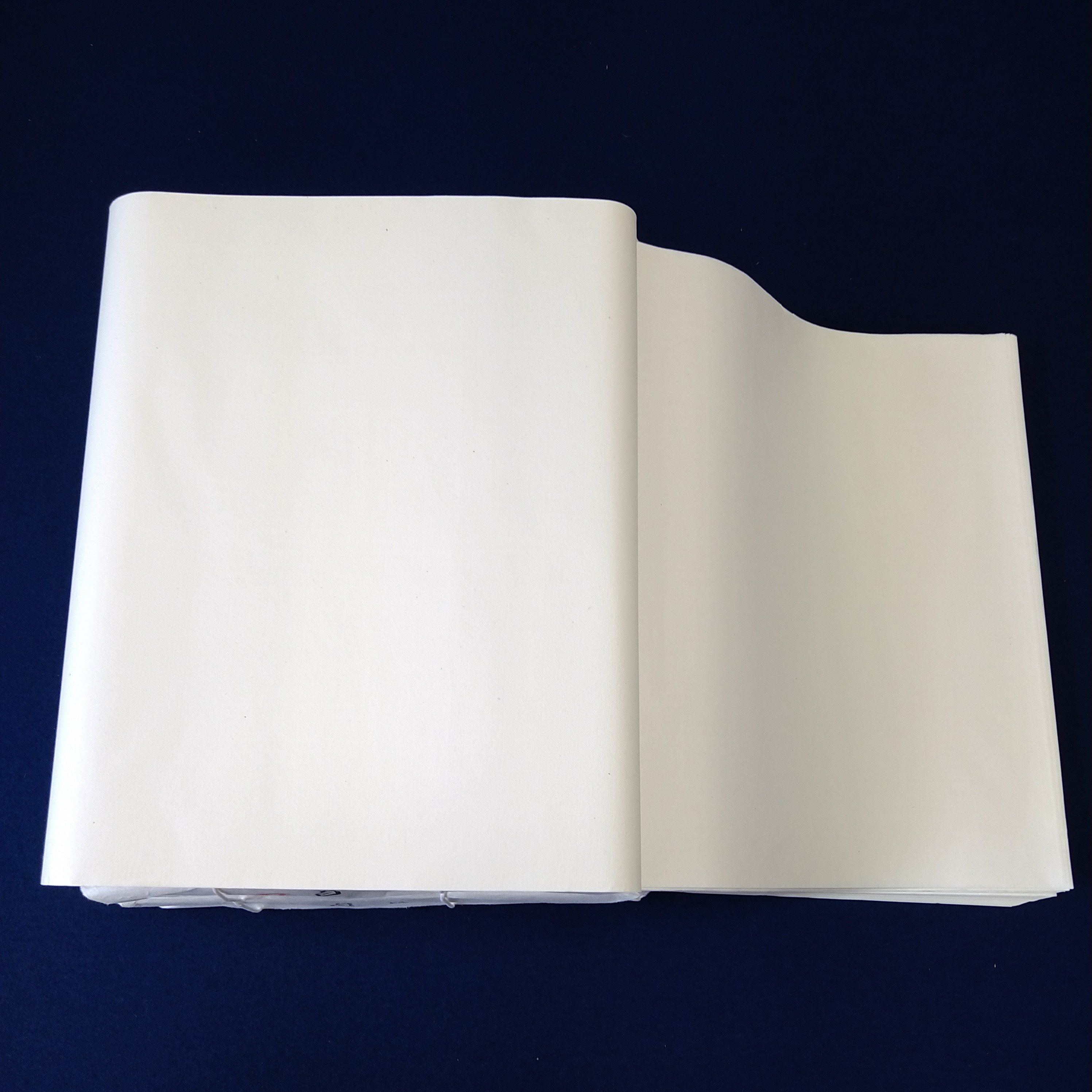 墨研】因州画仙紙◇「三楽箋 」全紙二反200枚◇未使用品◇書道和紙