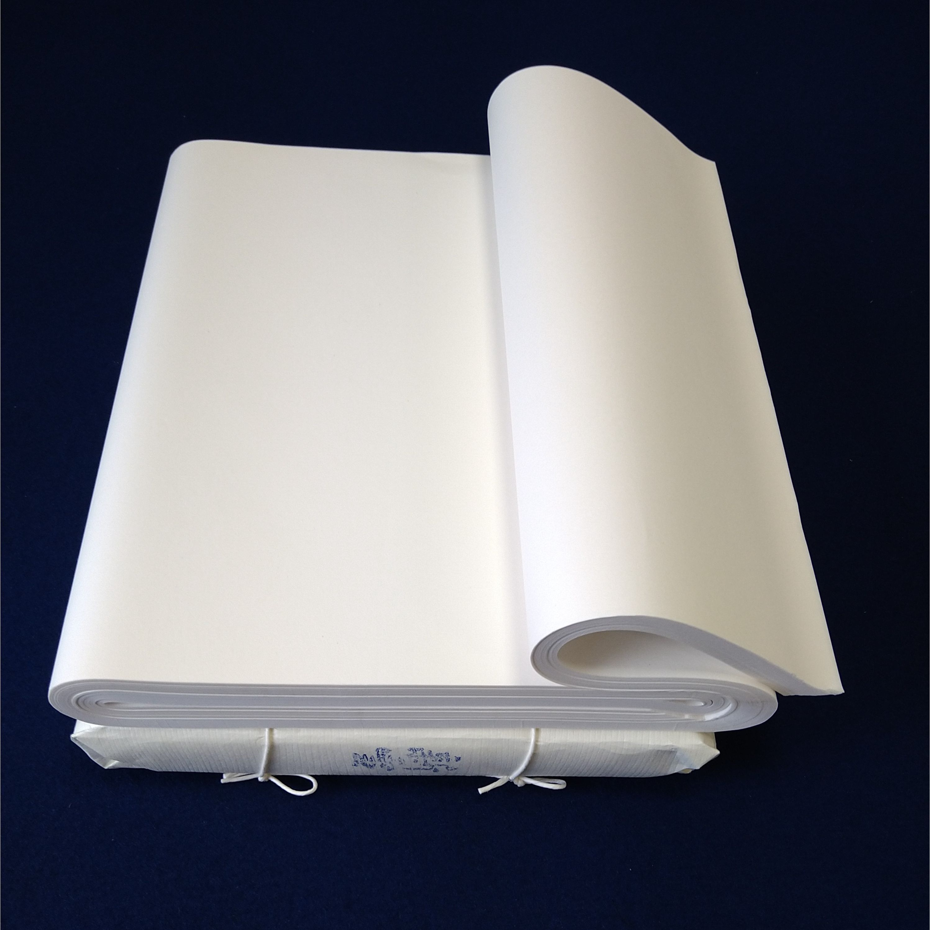 楽天市場】書道 画仙紙 半切 100枚入り 手漉き かな 新雪 仮名 加工紙