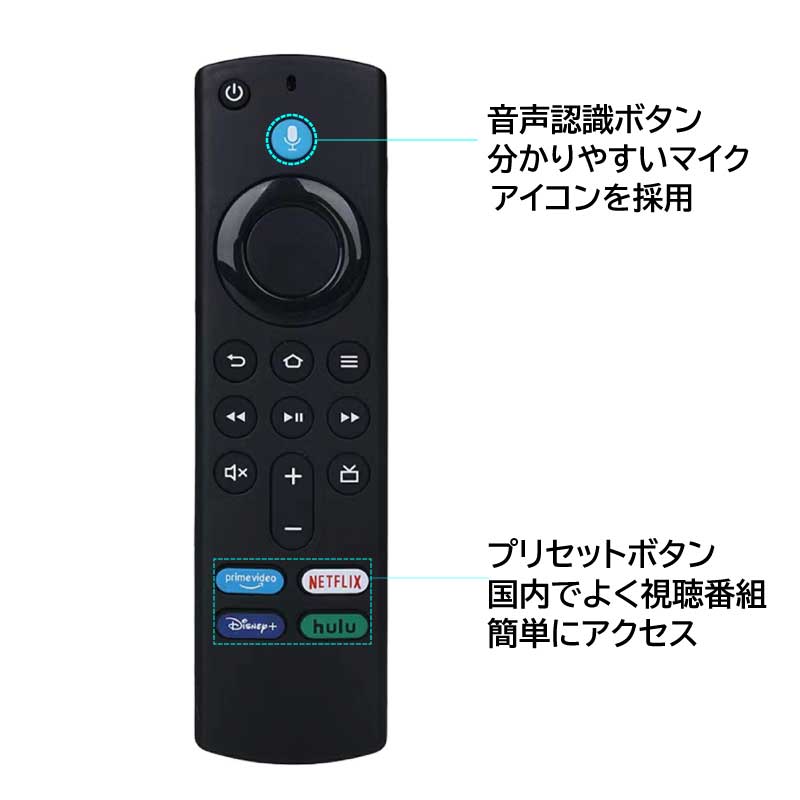 楽天市場】Amazon Fire TV Stick用 L5B83G 対応リモコン Alexa対応音声