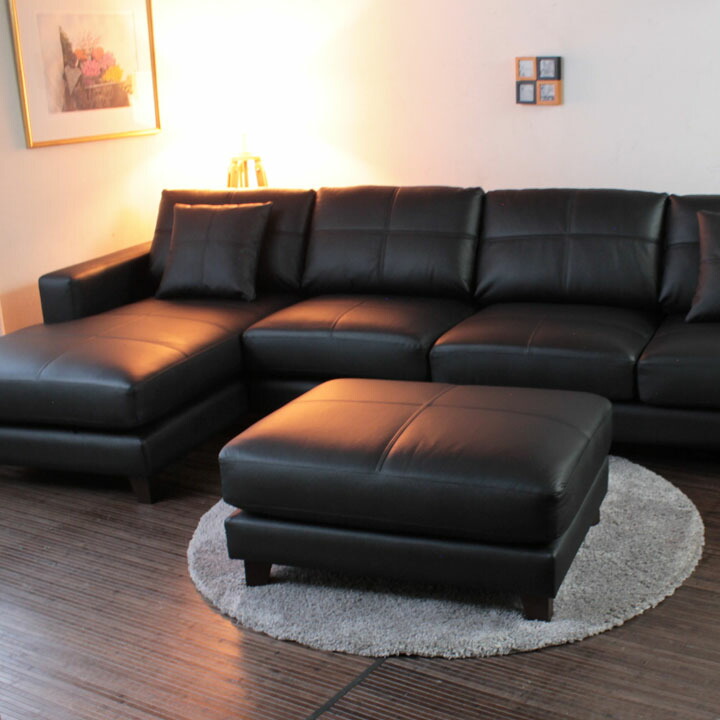 楽天市場】ソファ ソファー 本革 カウチソファ 4人掛け ローバック