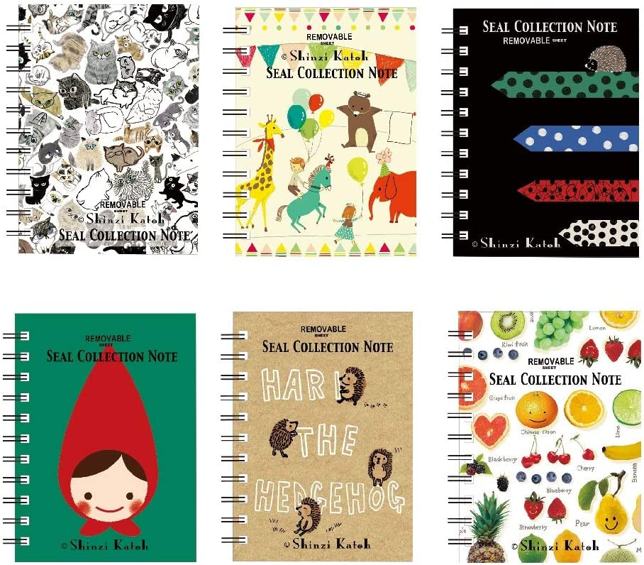 楽天市場】シール帳 マステ帳 A6サイズ Shinzi Katoh コレクション