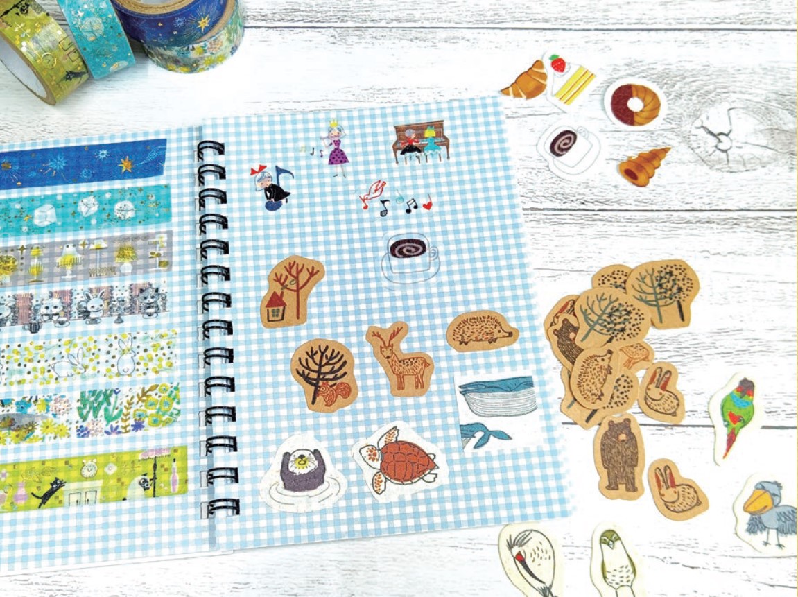 楽天市場】シール帳 マステ帳 A6サイズ Shinzi Katoh コレクション