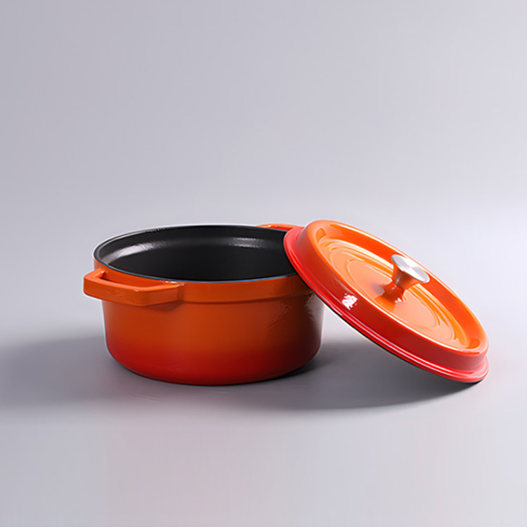 楽天市場】22cm ホーロー鍋 鉄鋳物 ホーロー 両手鍋 深型 ふた付き IH