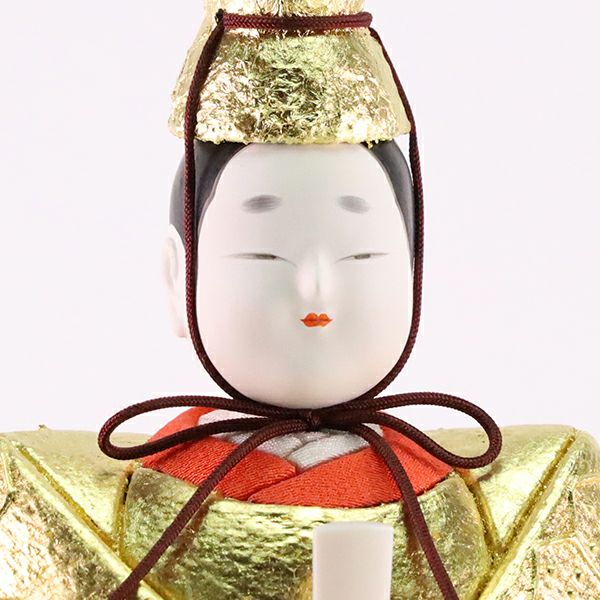 楽天市場】送料無料 東玉工房 賢一 雛人形 木目込立雛親王 木製平台立