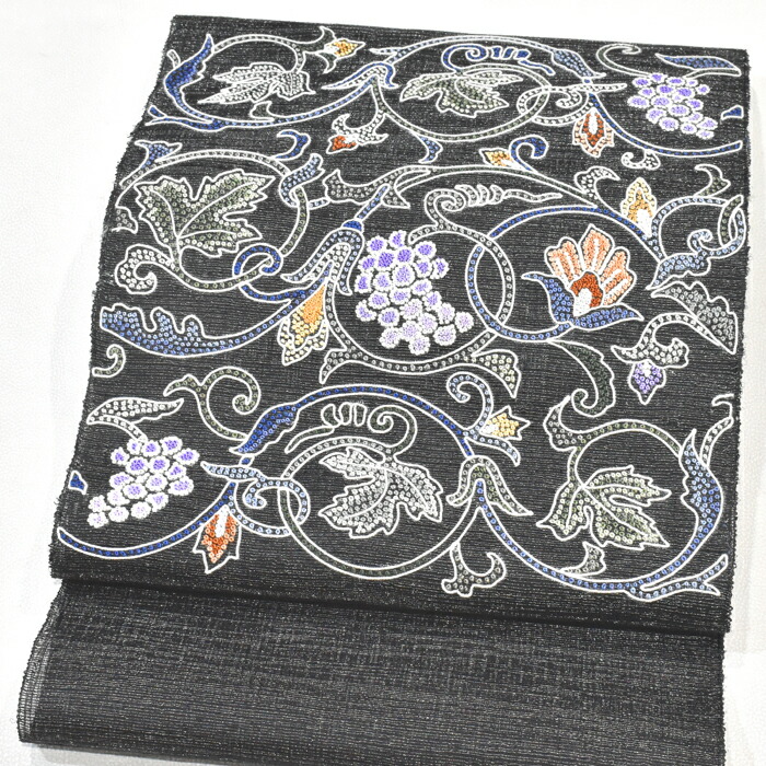 楽天市場】袋帯 中国三大刺繍 相良刺繍 さがら刺繍 手刺繍 手織り櫛