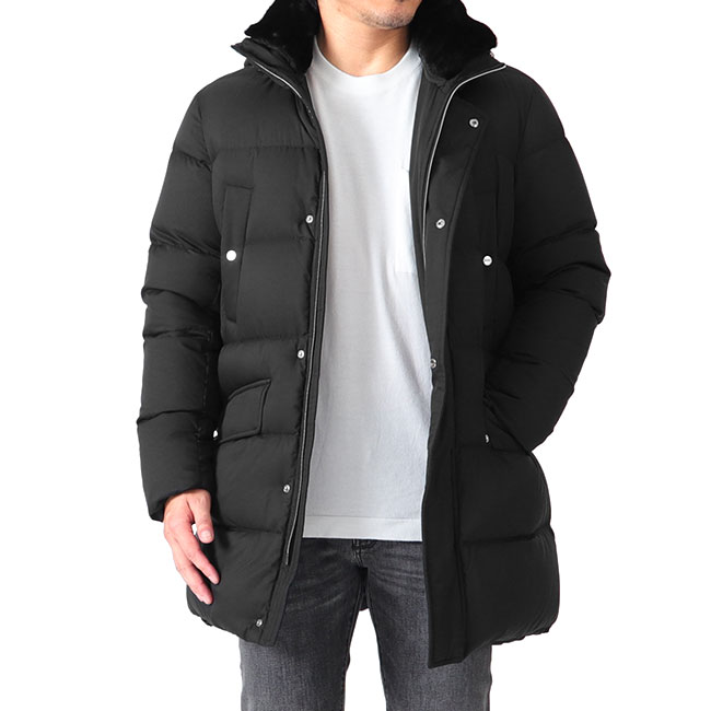 楽天市場】HERNO ヘルノ デタッチャブルフード スタンドカラー ダウン