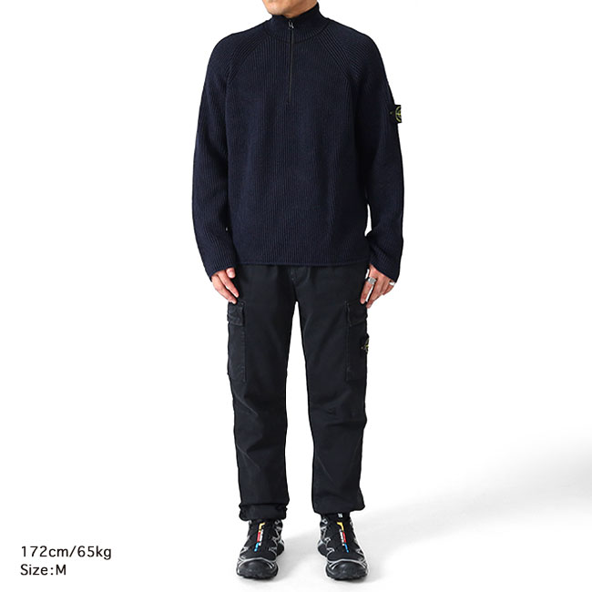楽天市場】STONE ISLAND ストーンアイランド ハーフジップ ニット