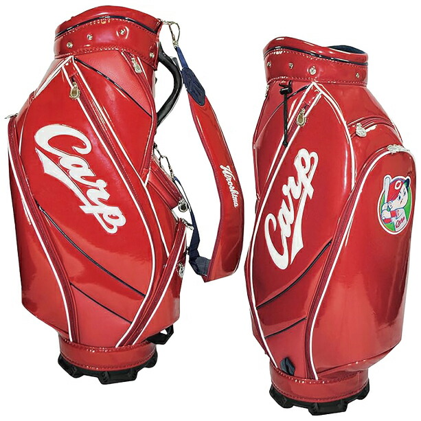 楽天市場】広島東洋カープ ゴルフ 9.5型 キャディバッグ ゴルフバッグ