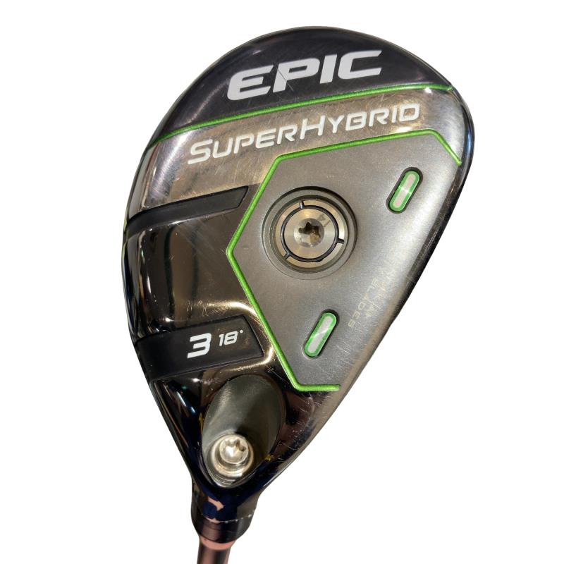 楽天市場】epic super hybrid（ロフト角18°）（クラブ｜ゴルフ