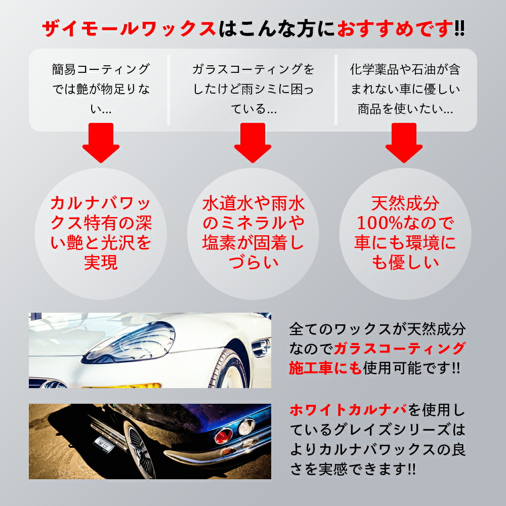 楽天市場】ZYMOL ザイモールワックス ［ コンコースグレイズ