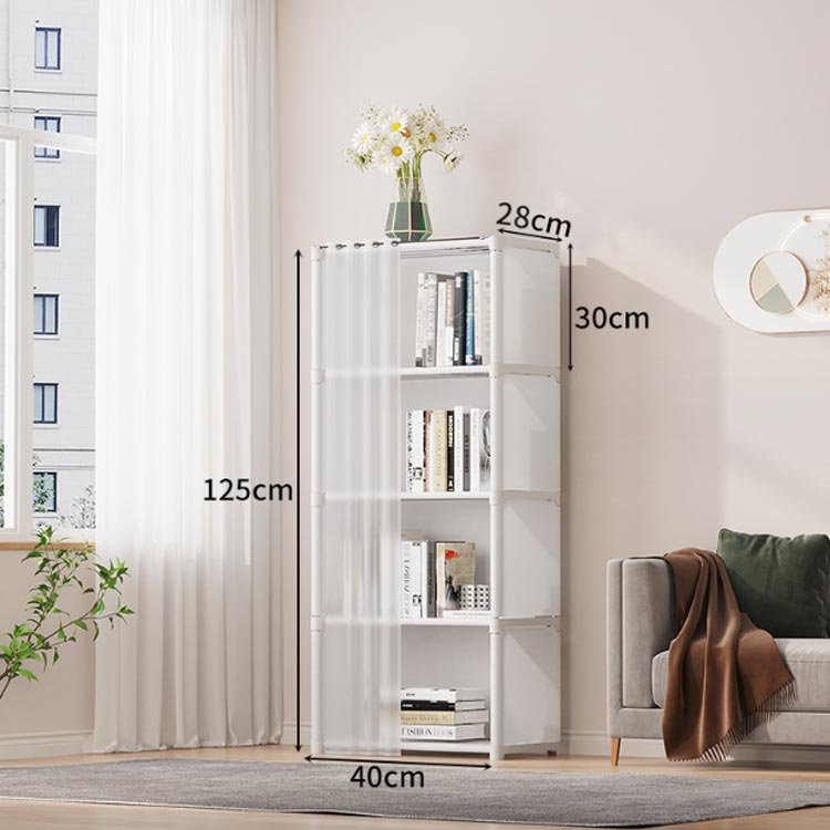 楽天市場】本棚 扉付き 収納棚 5段 4段 絵本棚 コミックラック DVD