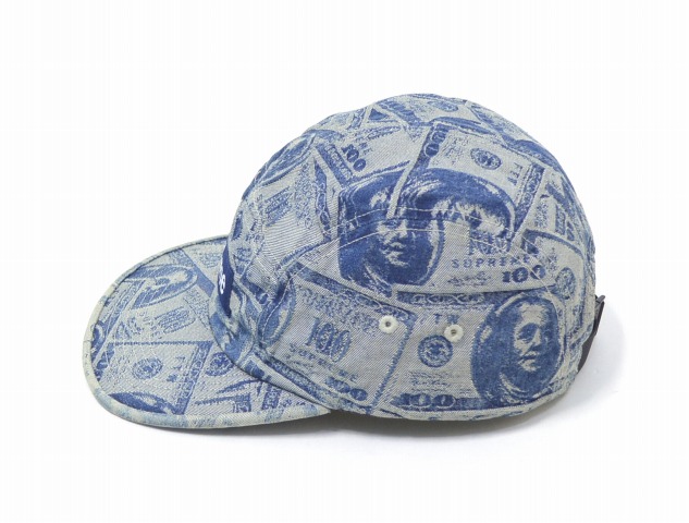 楽天市場】【中古】 SUPREME (シュプリーム) 100 Dollar Bill Camp Cap