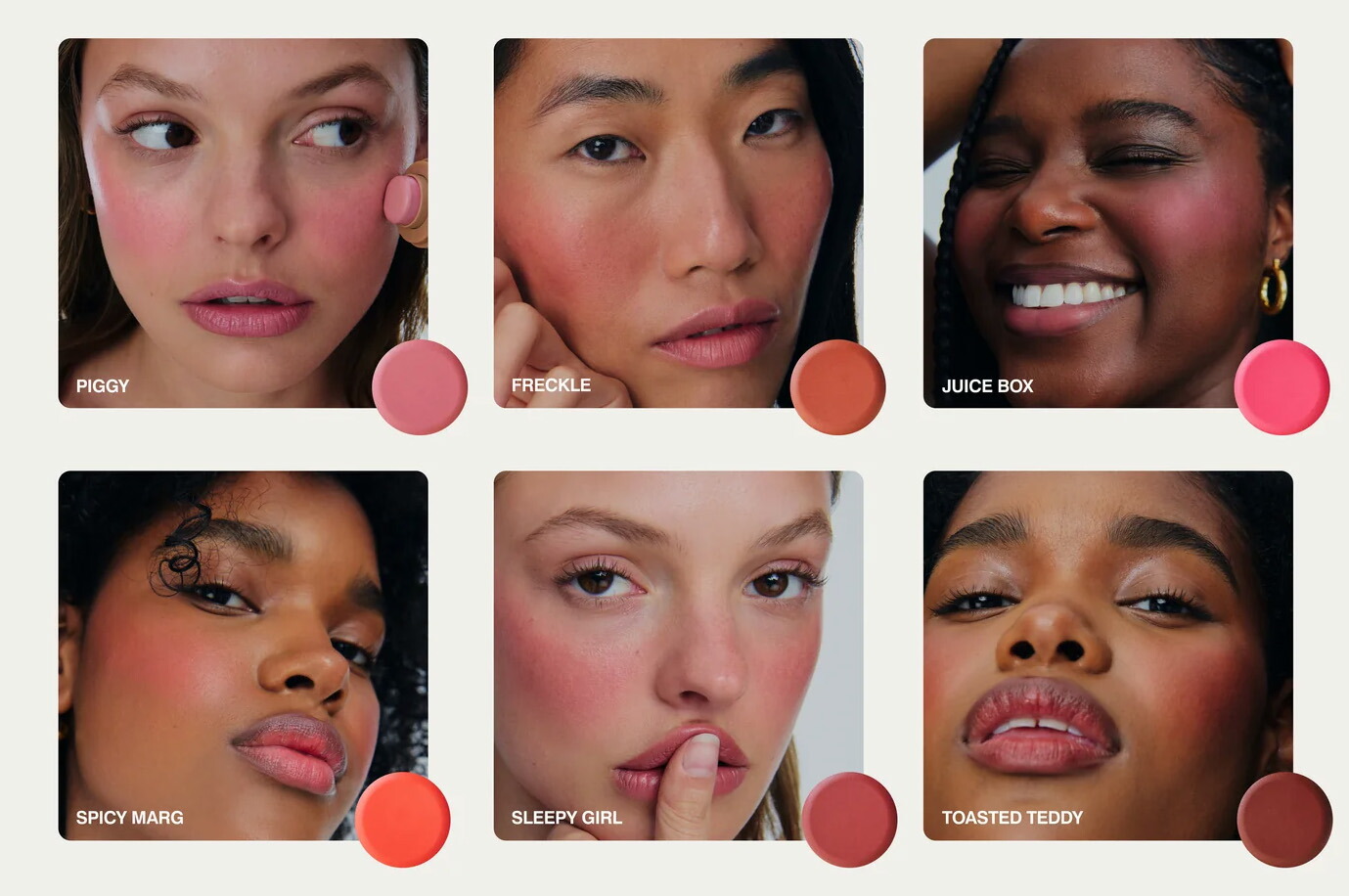 楽天市場】rhode ロード ポケットブラッシュ チーク spicy marg