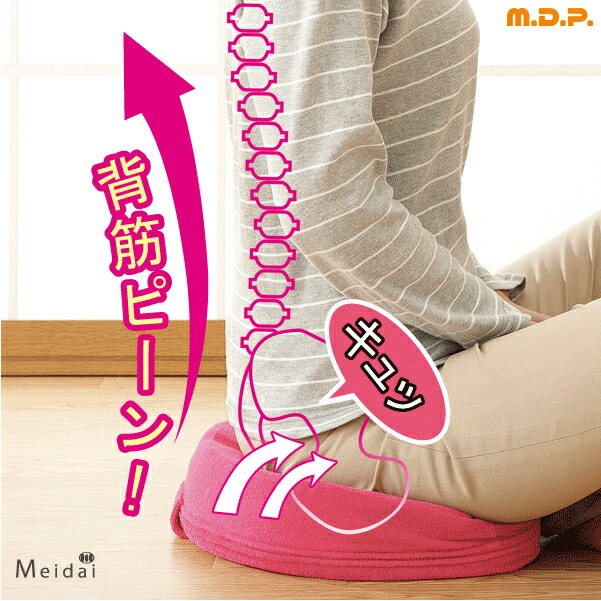 楽天市場】骨盤矯正 クッション [ 勝野式 座るだけで骨盤キュッと