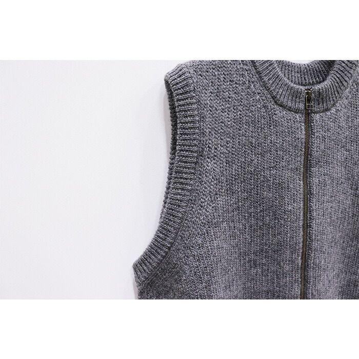 楽天市場】crepuscule（クレプスキュール）L-G ZIP-UP VEST 2403-020