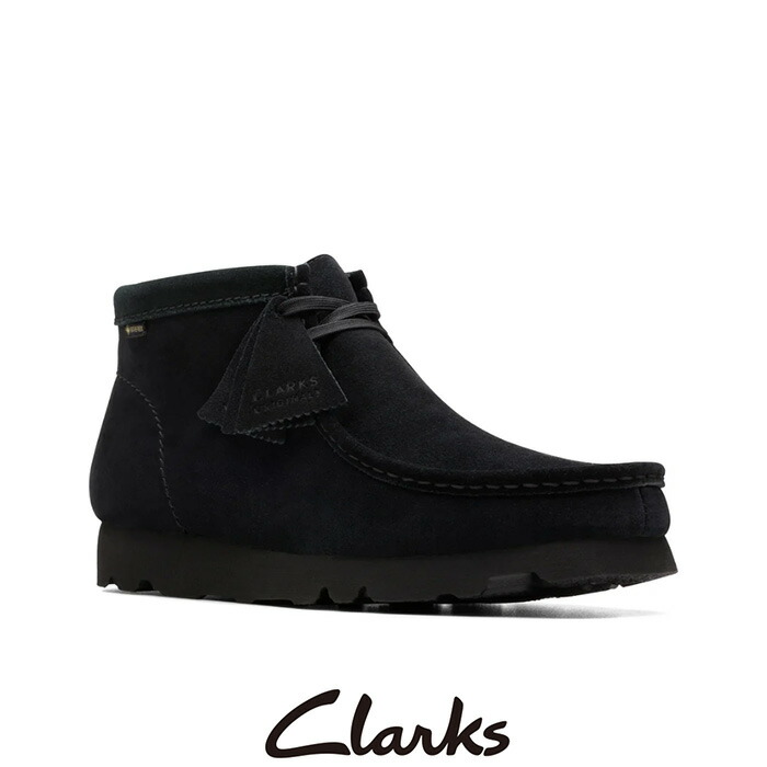 楽天市場】CLARKS (クラークス) ワラビー ゴアテックス （ブラック