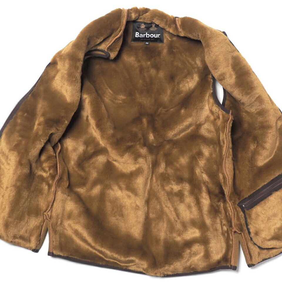 楽天市場】BARBOUR (バブアー) MLI0004 WARM PILE WAISTCOAT ZIP-IN