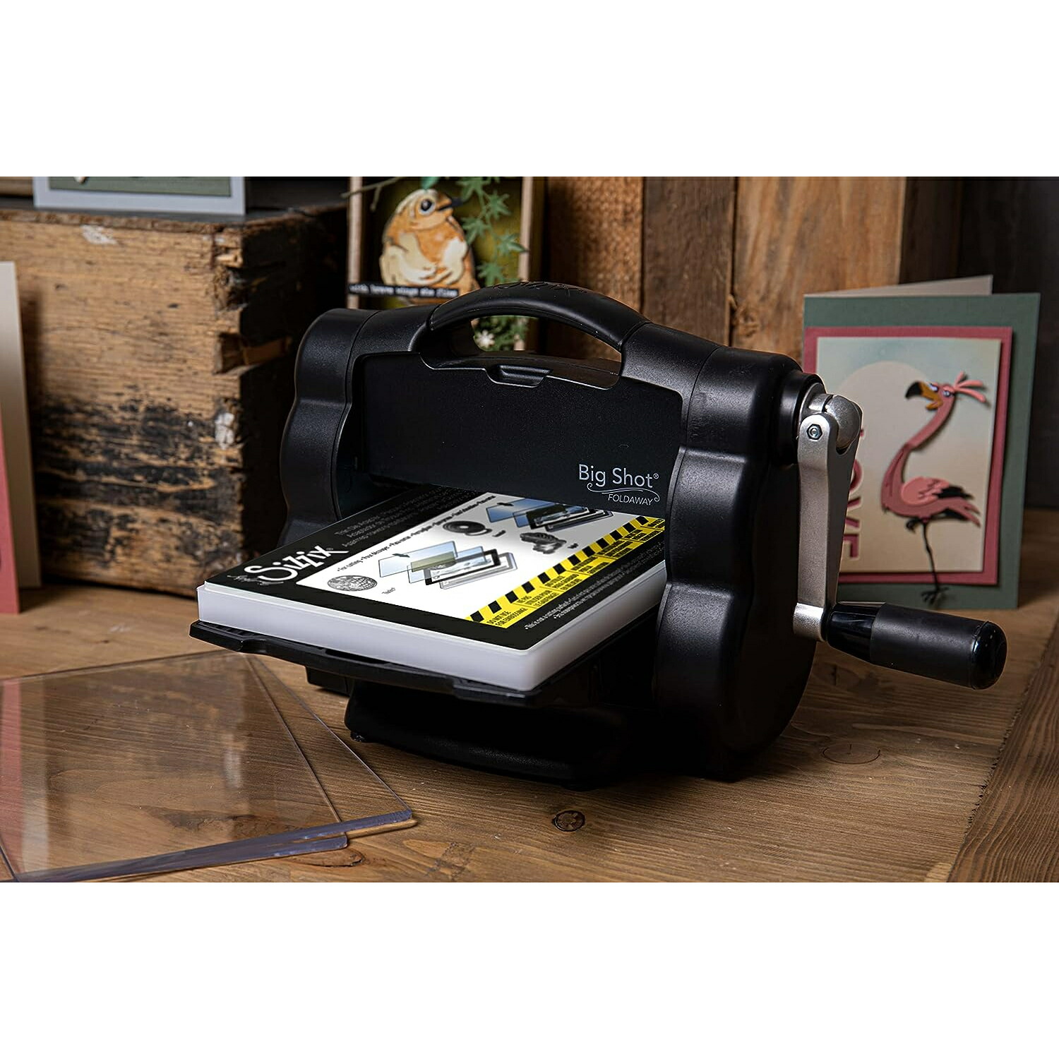 楽天市場】【保証付】 Sizzix 折りたたみ ダイカットマシン A5 6