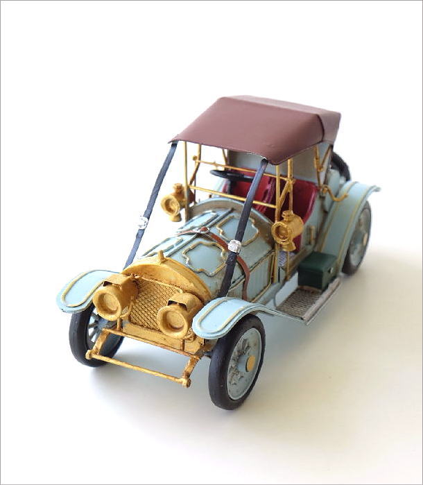 楽天市場】置物 オブジェ クラシックカー おもちゃ アンティーク