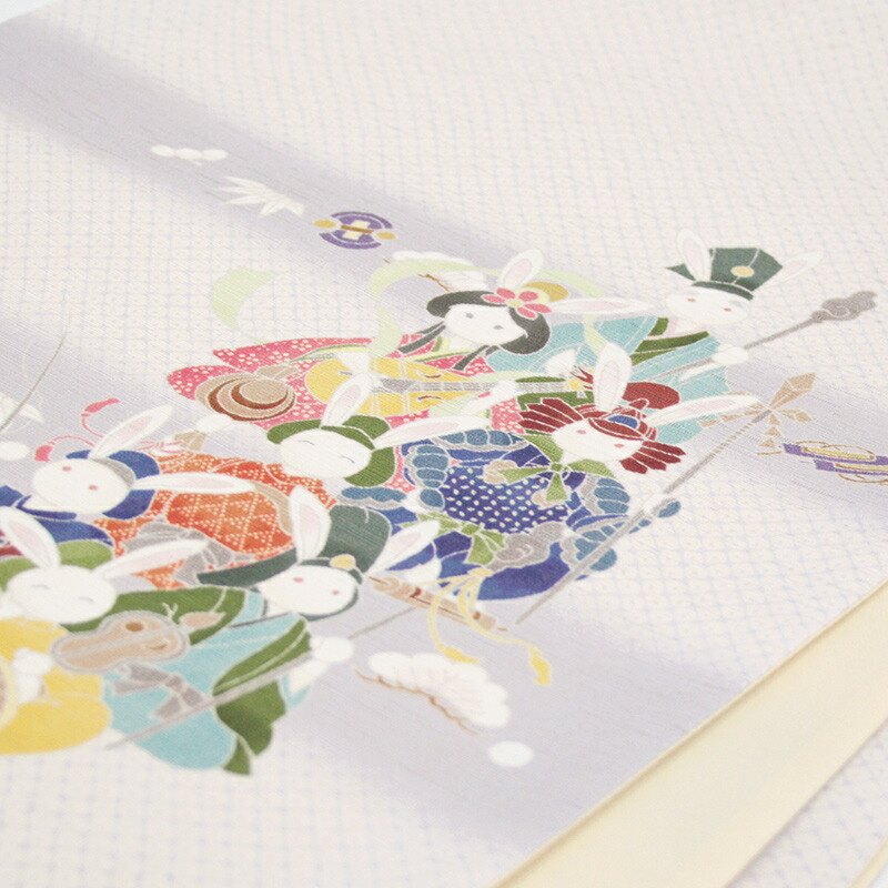 楽天市場】《WAKKA》京袋帯 正絹 お仕立て上がり 全通お太鼓柄 七福