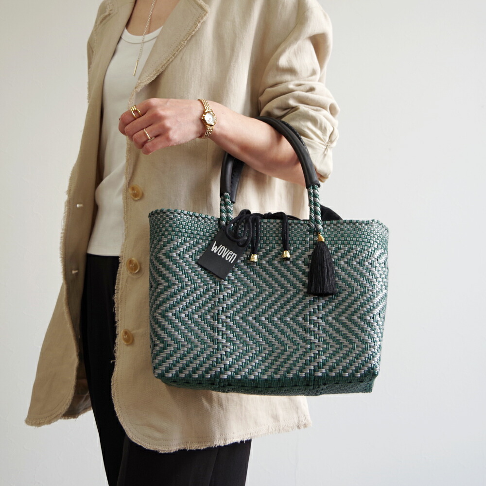 楽天市場】WOVEN ウーヴン バスケットバッグ メルカドバッグ Small