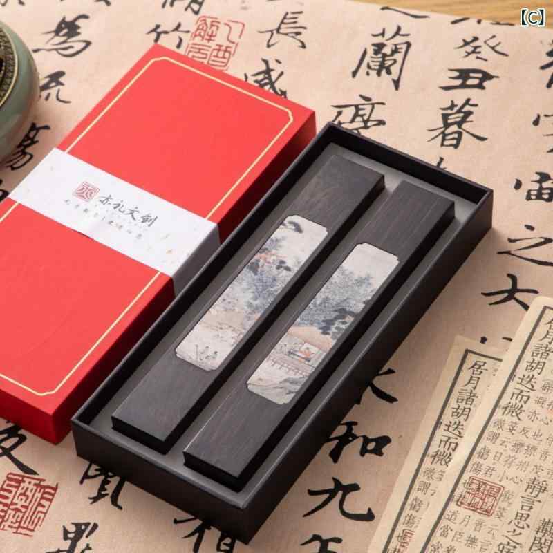 楽天市場】文鎮 文房四宝 紫光檀 木製 千里江山柄 クリエイティブ