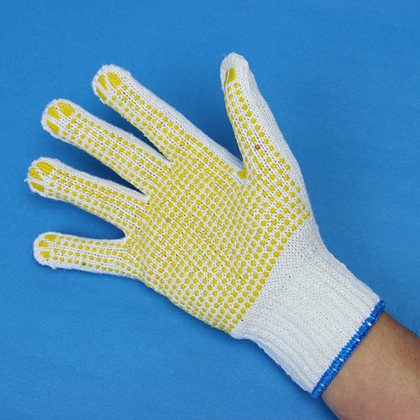 楽天市場】お買い得！滑り止め付き軍手 5双組 Lサイズ （1091530）送料