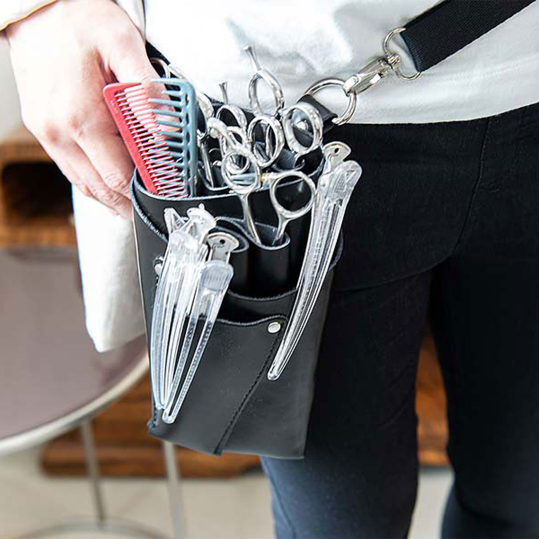 楽天市場】【送料無料】ブレーメン 本革シザーケース (黒) スマホ 美容