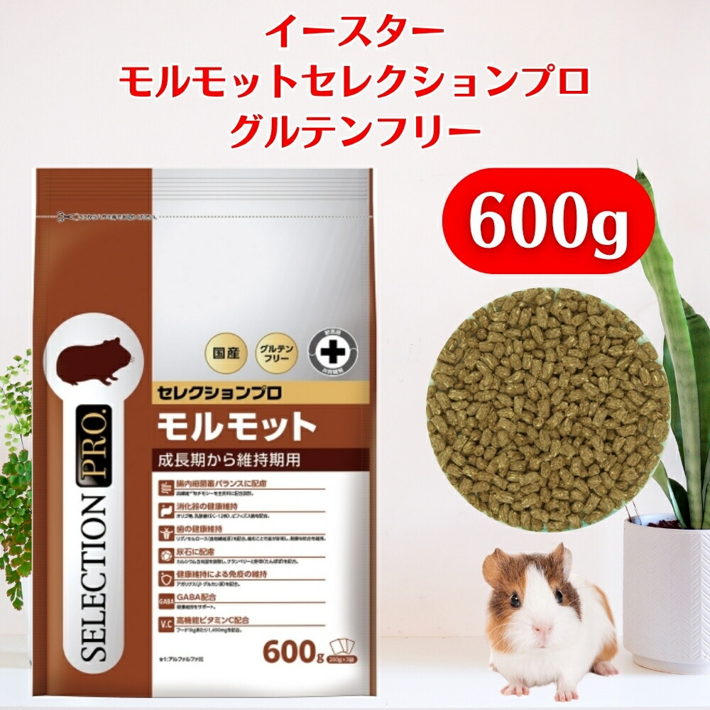 楽天市場】イースター モルモットセレクションプロ 600g （200g×3袋