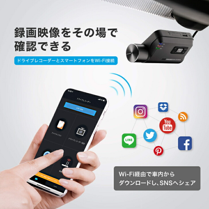 楽天市場】PDR800FR フルHD2CAMドライブレコーダー SEIWA PIXYDA