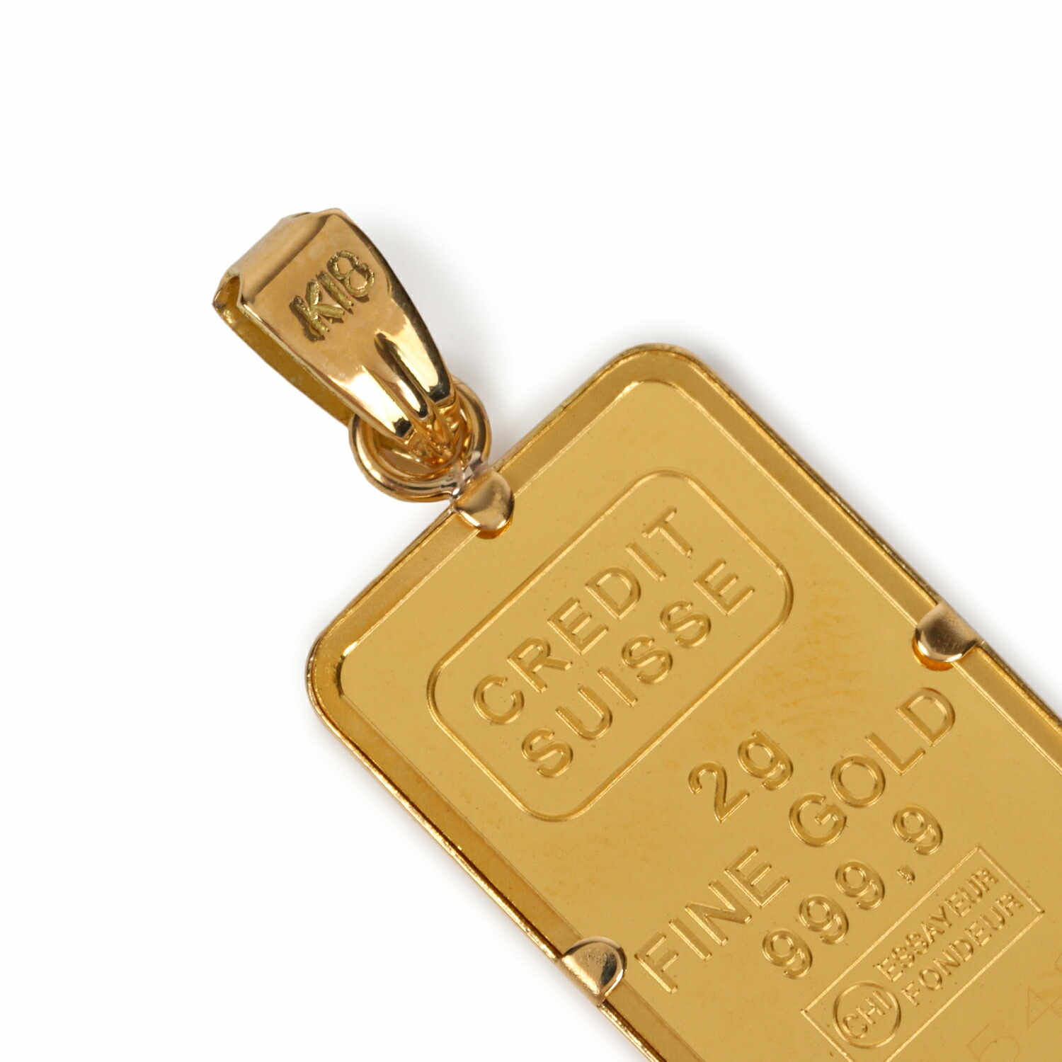 楽天市場】【在庫限り】 純金 インゴット 2g ペンダントトップ