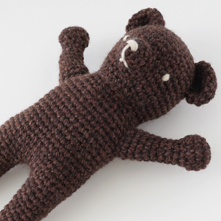 楽天市場】編み物キット #8-5 まっすぐ立ちのクマさん あみぐるみ