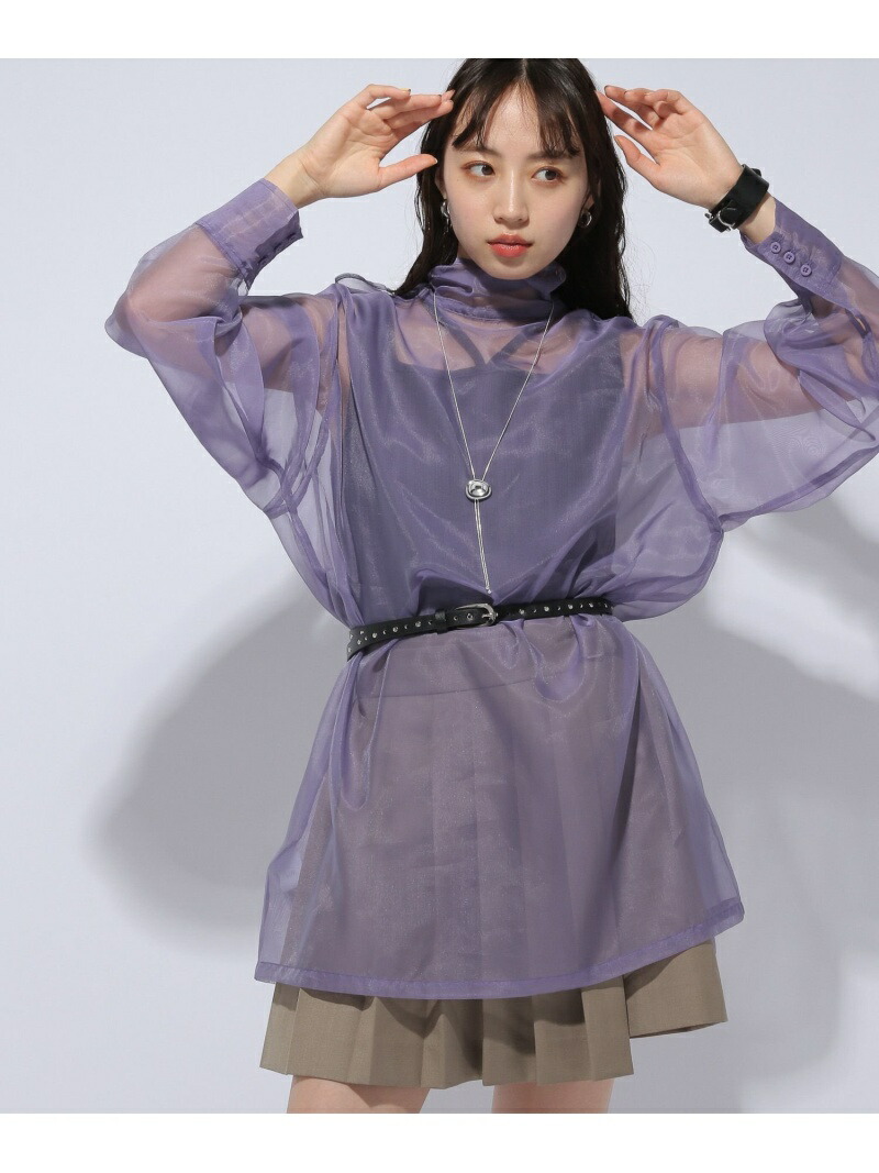 楽天市場】(W)シアーボウタイシャツLS HARE ハレ トップス シャツ