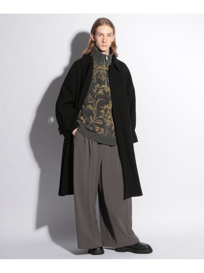 楽天市場】レトロフラワーモールハーフZIPニット HARE ハレ トップス