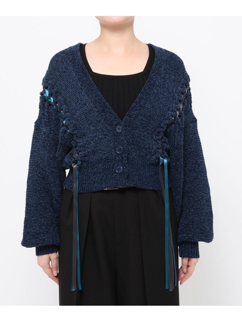 楽天市場】モールレースアップカーディガン HARE ハレ トップス