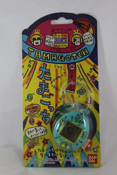 楽天市場】【中古】 バンダイ 初代 たまごっち 水色（時計柄） : Haute
