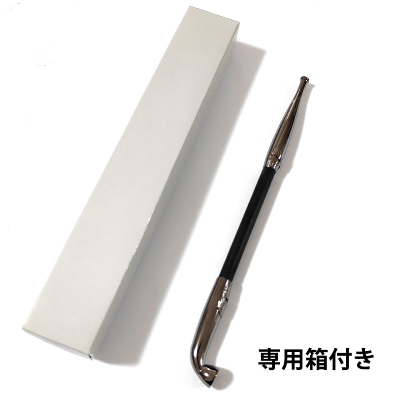 楽天市場】黒煙管 海賊 喫煙具 ブラッククローム仕上げ ドクロ クロス