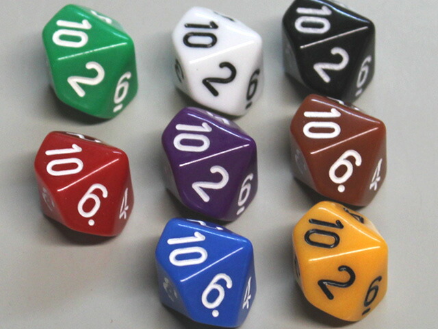楽天市場】10面ダイス2 (1-10) : EDA GARAGE