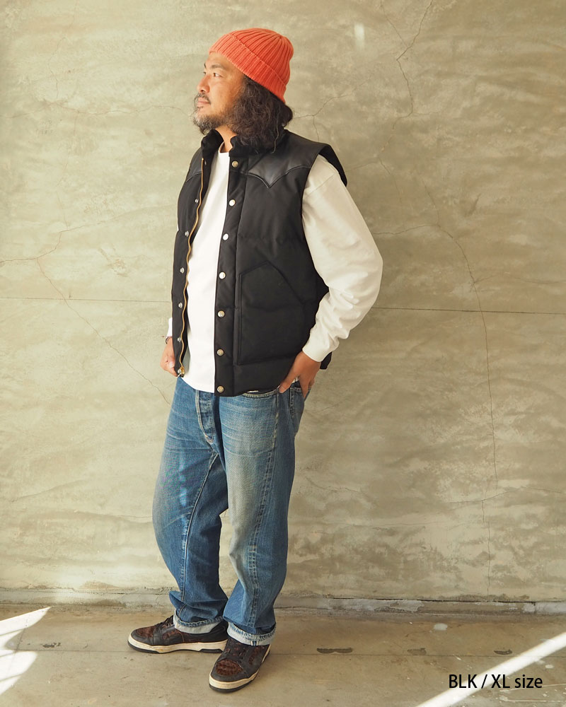 楽天市場】SUGAR CANE シュガーケーン ダウンベスト LEATHER YOKE T/C