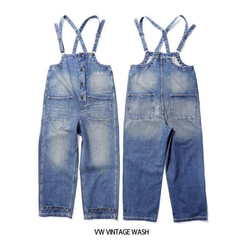 楽天市場】HOUSTON ヒューストン オーバーオール デニム デッキパンツ