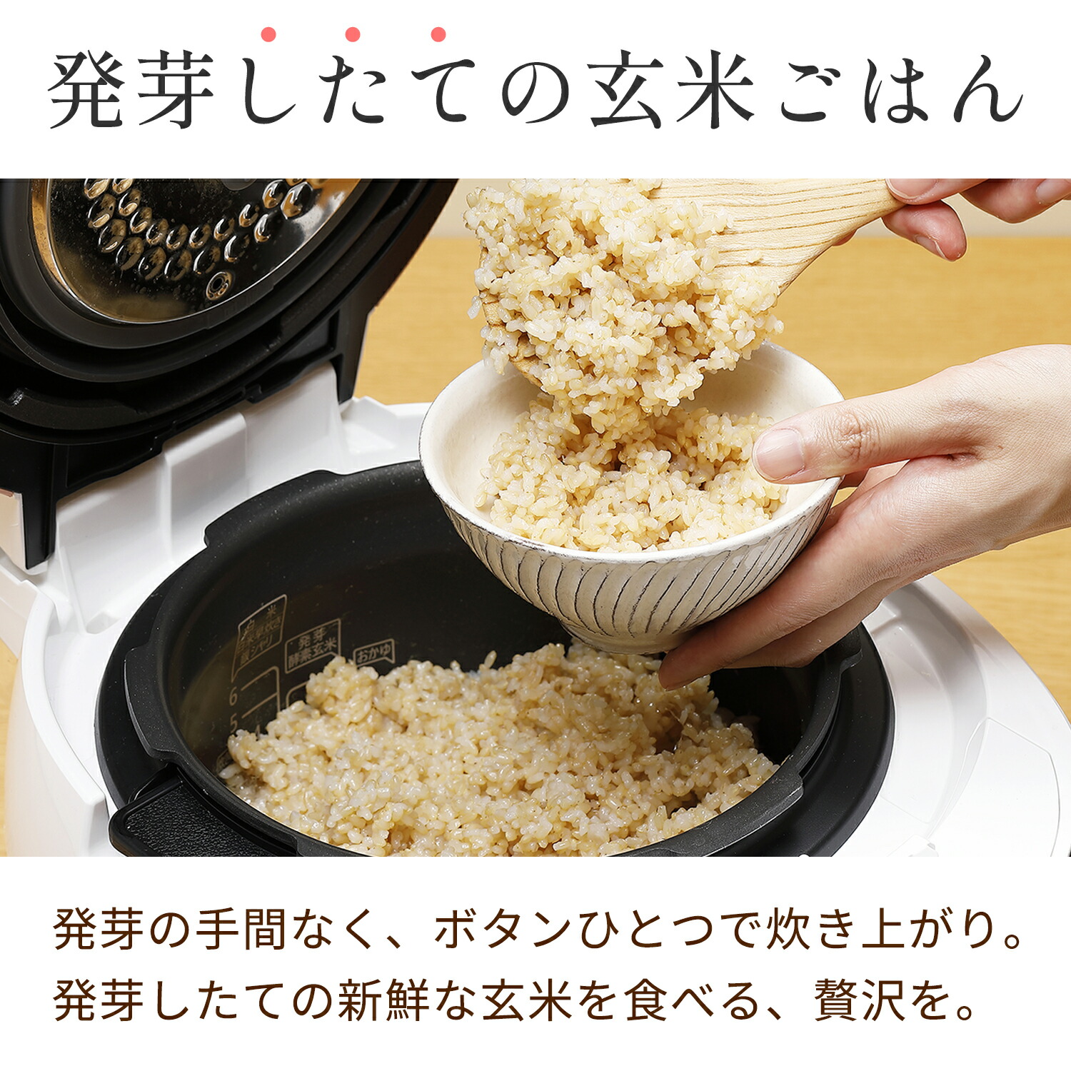 楽天市場】酵素玄米 炊飯器 | なでしこ健康生活 NHL-3 公式 正規販売店
