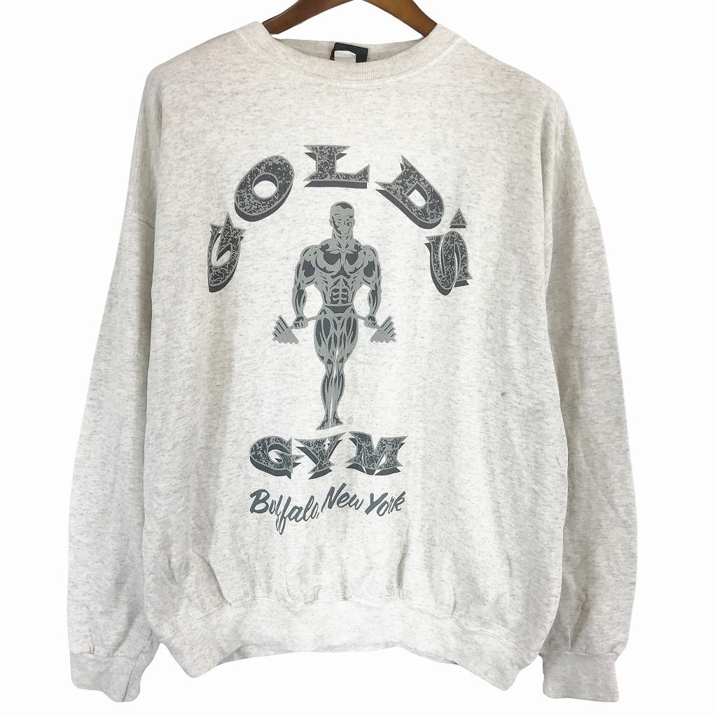 楽天市場】90年代 USA製 GOLD'S GYM ゴールドジム 企業ロゴ スウェット
