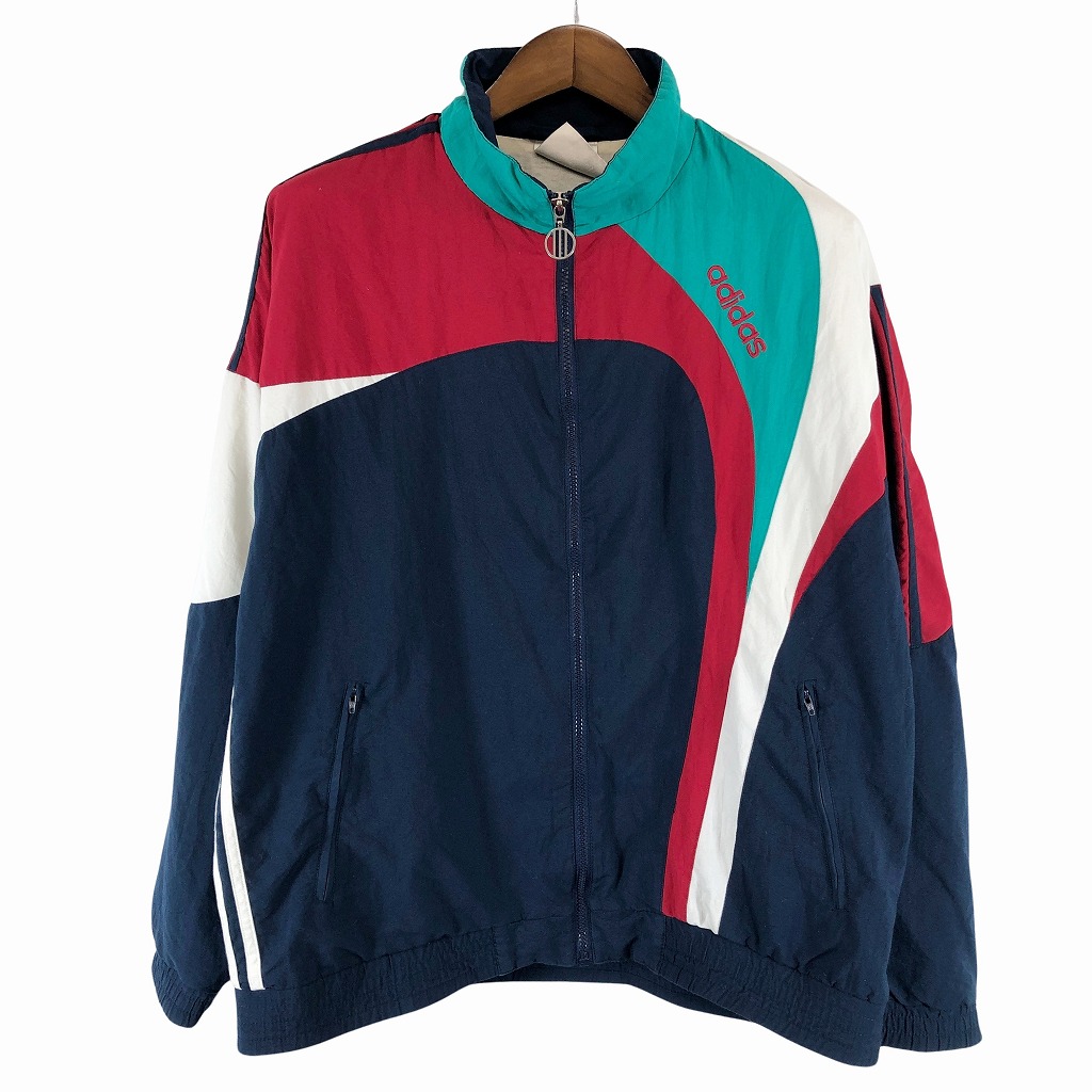 楽天市場】80年代 adidas アディダス トラック ジャケット ブルゾン 銀