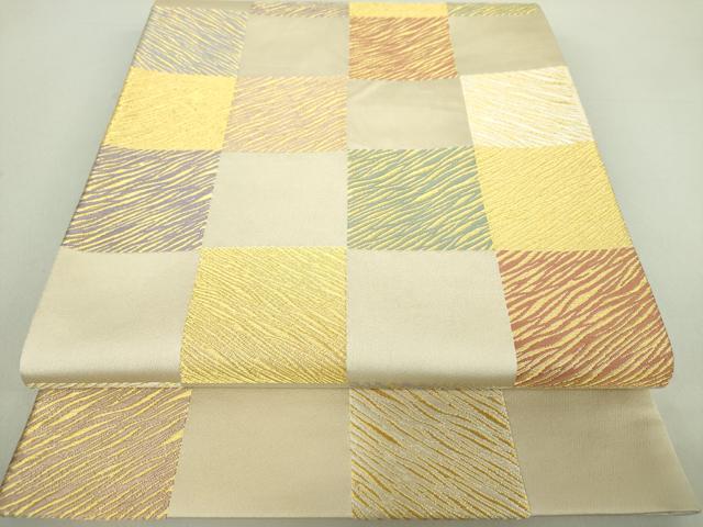 楽天市場】平和屋着物○田中工芸織物 祥園謹製 六通柄袋帯 変わり市松