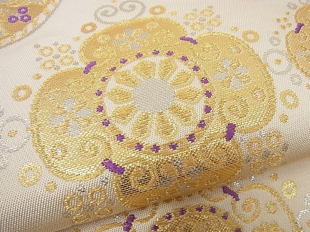 楽天市場】平和屋本店□極上 龍村美術織物 たつむら 本袋帯 秀環文 金