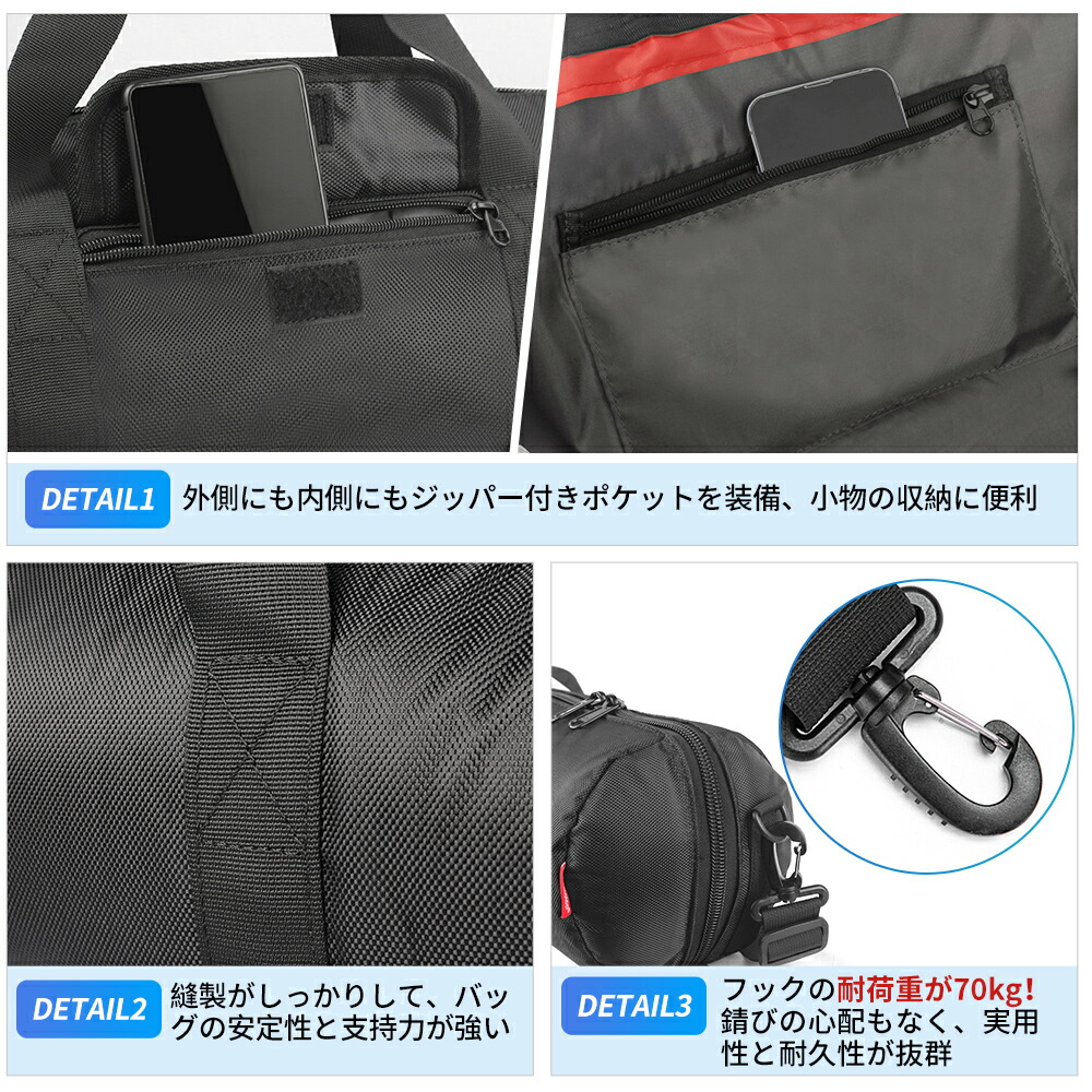 楽天市場】Hemmotop 三脚ケース 120cm 大容量 直径21cm 三脚 バッグ 縮